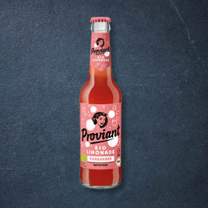 Proviant Rhabarber Schorle